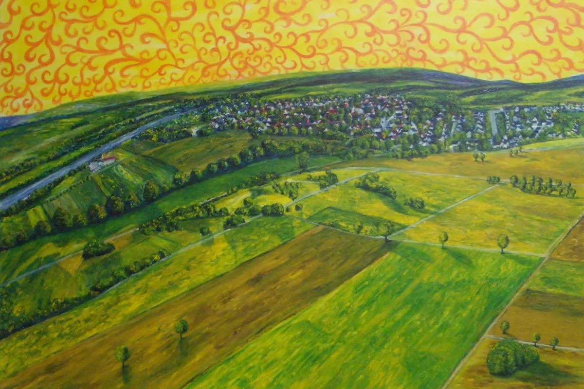 Panoramagemälde von Breckenheim